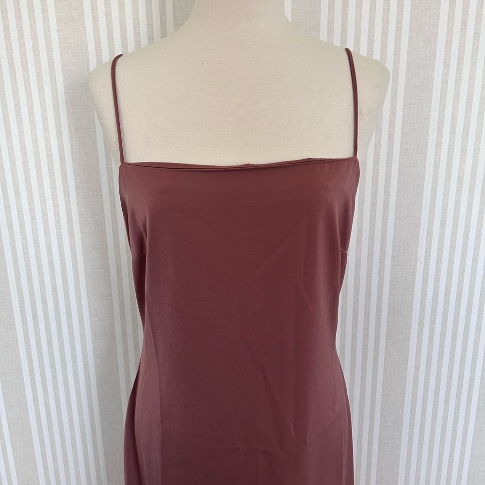 NBD Malia Midi Slip Dress in Mauve Women’s Size Medium NWT Low Back - Picture 7 of 14